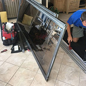 sliding glass door frame repair Warrington